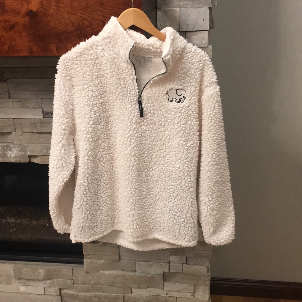 White Ivory Ella pullover sweater (size M)
